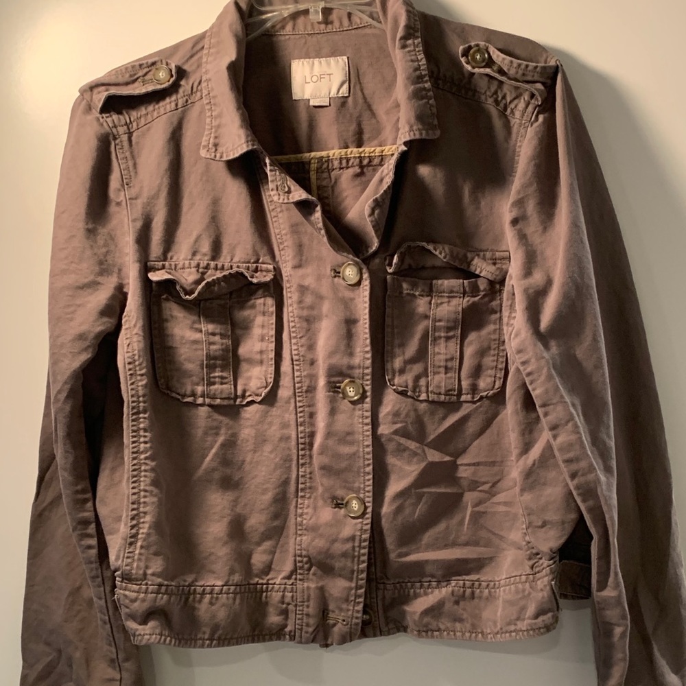 Loft Brown Khaki lightweight jacket
